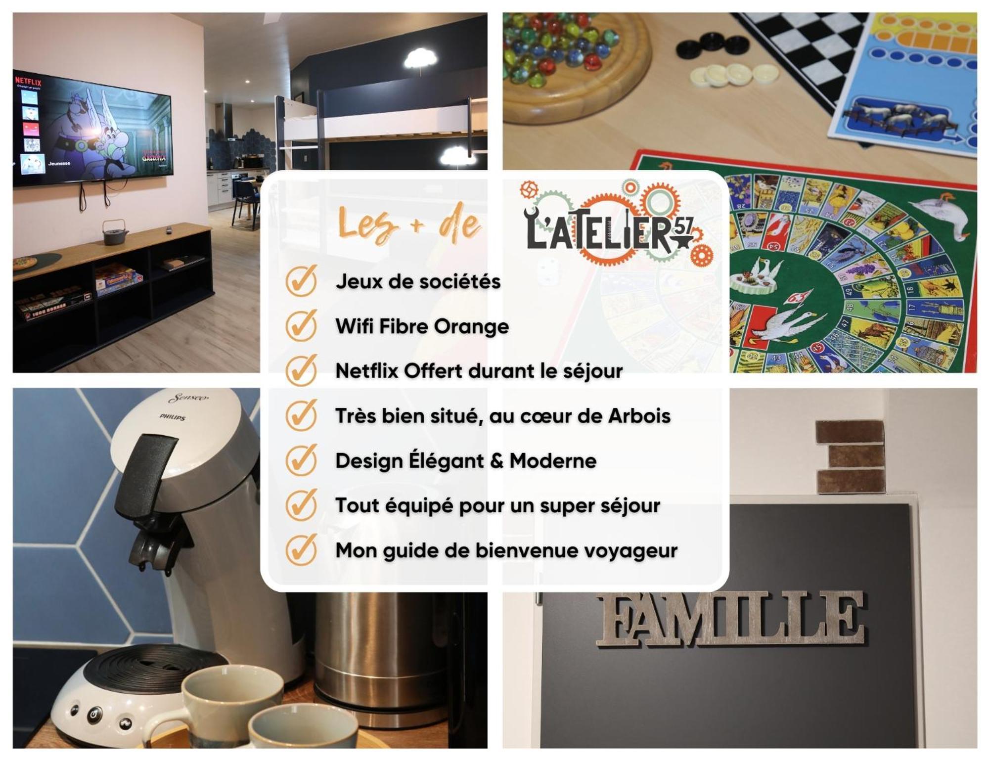 Апартаменты L'Atelier 57 - Votre Meuble Authentique ! Арбуа Экстерьер фото